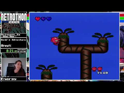 Retrothon 2021 - (059) Bonk's Adventure any% by Princess_Za