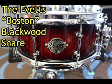 The Evetts Tasmanian Blackwood Snare.