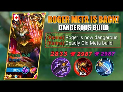 ROGER META IS BACK! MOST DANGEROUS OLD BUILD 🔥 | MLBB
