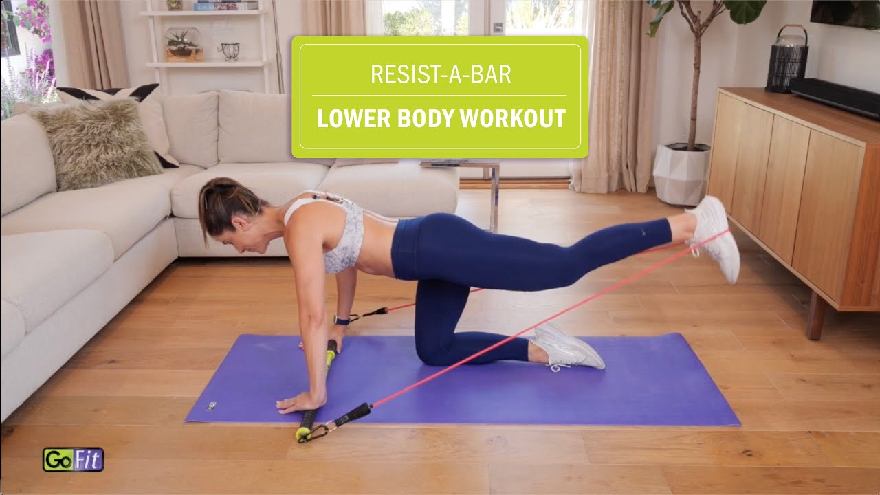 GoFit Resist-a-Bar - Lower Body Workout (14 min) - YouTube