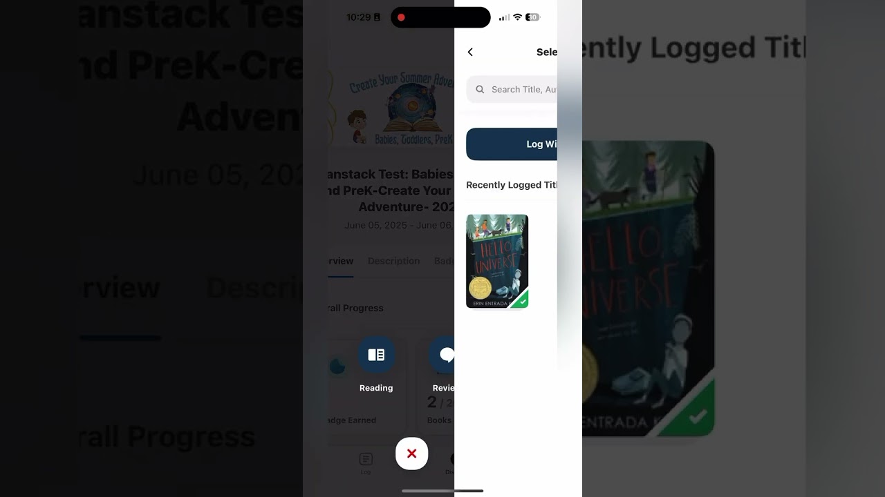 Summer Reading 2025 - Logging Books for Babies - PreK on Beanstack Mobile App