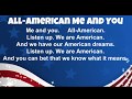 All American Me and You - 6th