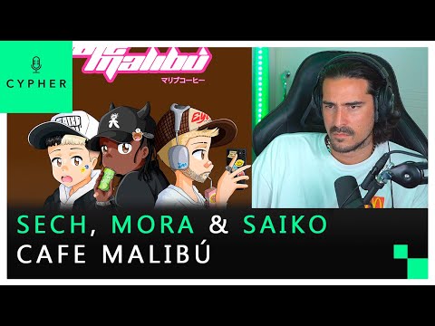 REACCIÓN a Cafe Malibú - Sech, Mora, Saiko (Lyric Video)