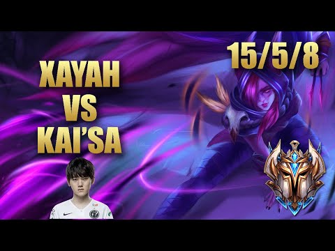 IG JackeyLove Xayah Adc Vs Kai'sa - EUChallenger Patch 9.21