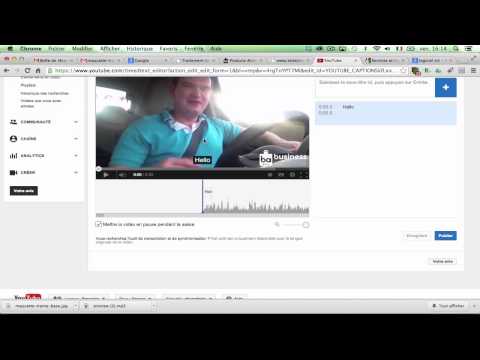 comment modifier les sous titres d'une video