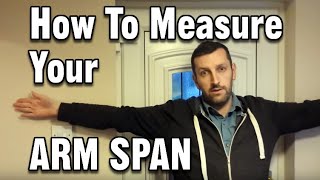 How to Measure your Arm Span