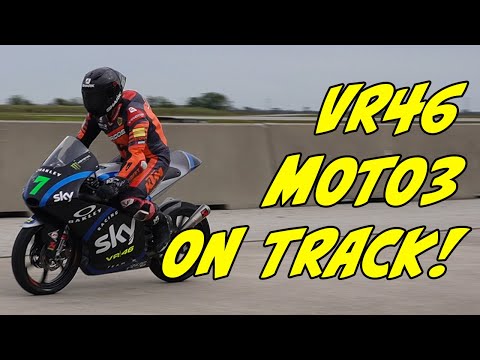 Ich nehme meine VR46 KTM Moto3 mit auf die Rennstrecke!