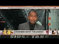 Stephen A. reacts to the Lakers losing to the Raptors First Take thumbnail 1