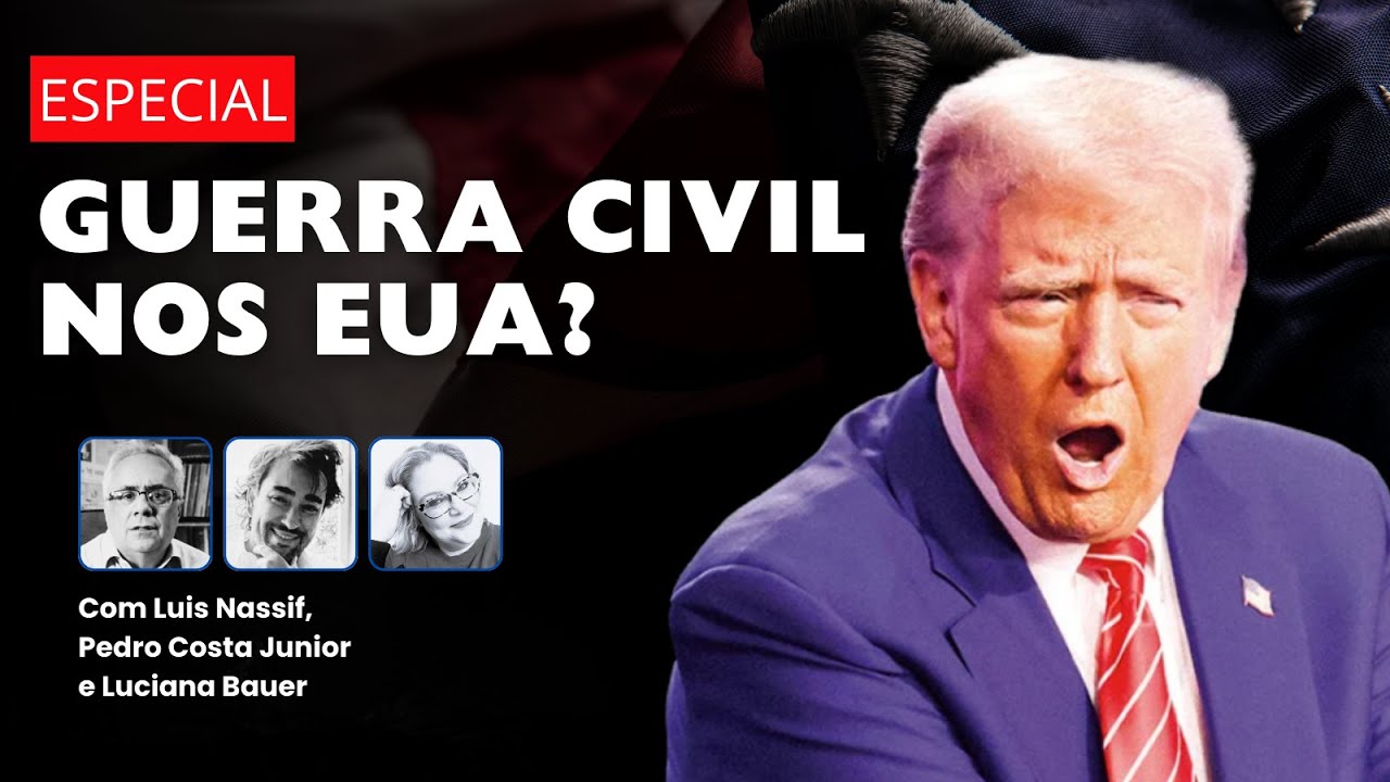 TRUMP LEVA EUA AO COLAPSO- Com Pedro Costa Jr e Luciana Bauer