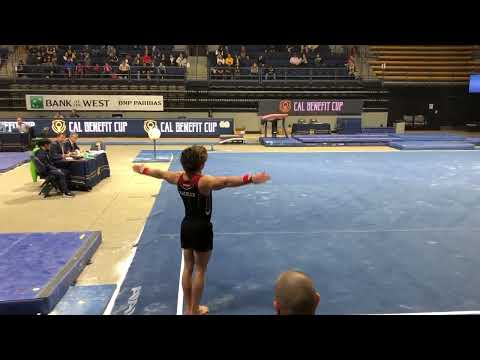 Nick Kuebler Floor - at Cal Benefit Cup 230114