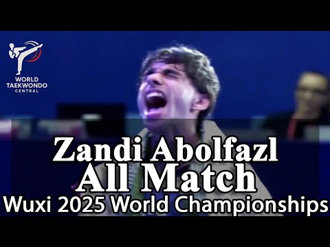 Zandi Abolfazl -58kg GOLD All Match at Wuxi world championships 2025