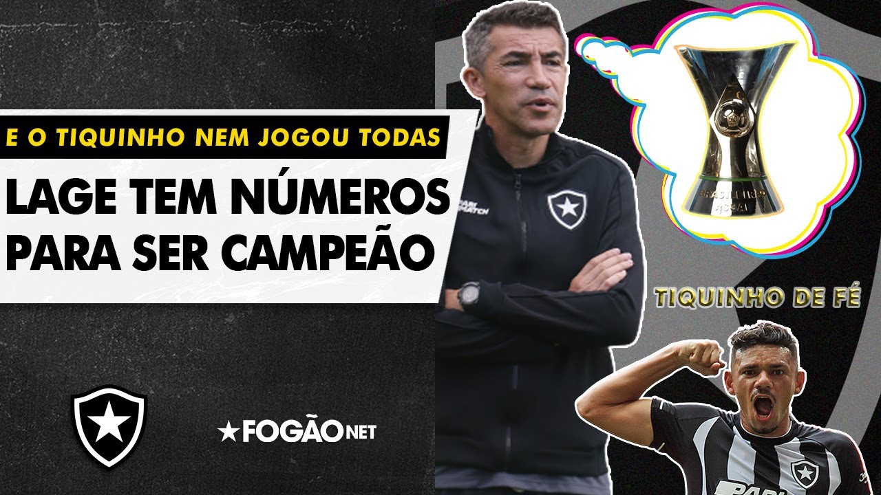VÍDEO | O aproveitamento de Bruno Lage e as contas para Botafogo ser campeão brasileiro com o treinador