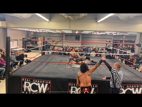 “Devil Daddy” Anthony Rivera vs Orion at Real Canadian Wrestling (Jan 26, 2023)