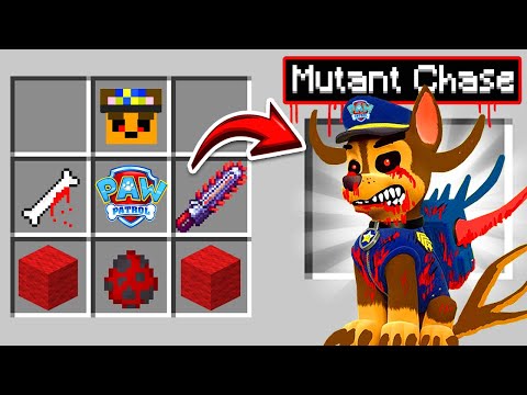 MINECRAFT, aber DU KANNST MUTANT CHASE CRAFTEN!😱 (PAW PATROL)