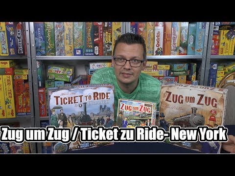 Zug um Zug / Ticket to Ride New York (Days of Wonder) - ab 8 Jahre - Teil 2 bretzels & des jeux 2018