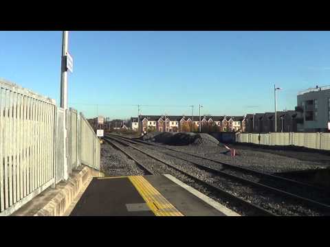 Irish Rail 201 loco 234 + mk4 set 4003 passes Sallins and Naas