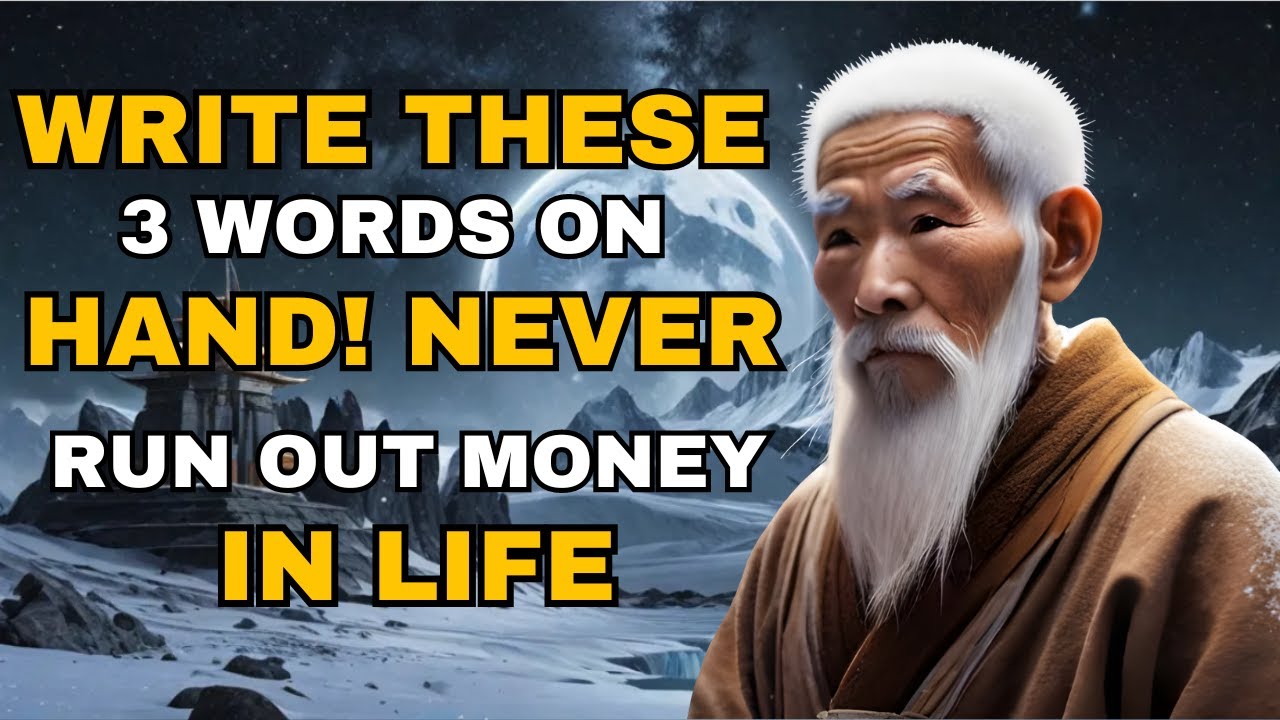 Write These 3 NUMBERS on your hand AND YOU WILL never be short OF MONEY | Money Abundance Buddhism
