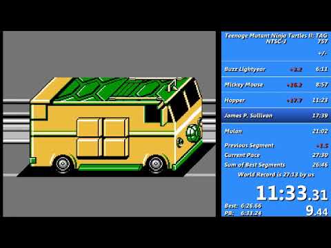 TMNT 2: The Arcade Game (NTSC-J) Submission for AGDQ 2019