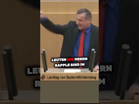 Tumult in the state parliament: AfD MP causes a stir @BWLandtag