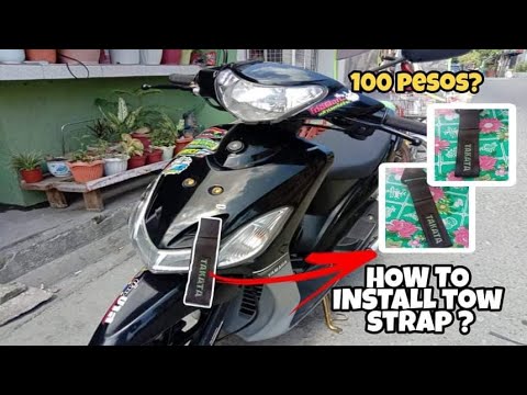 How To Install Takata Tow Strap | Mio sporty Black