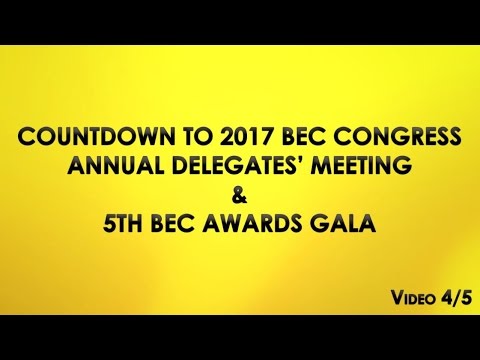 Countdown to BEC Congress 2017: Video 4