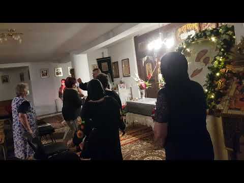 Fragment de la finalul Prohodului Maicii Domnului