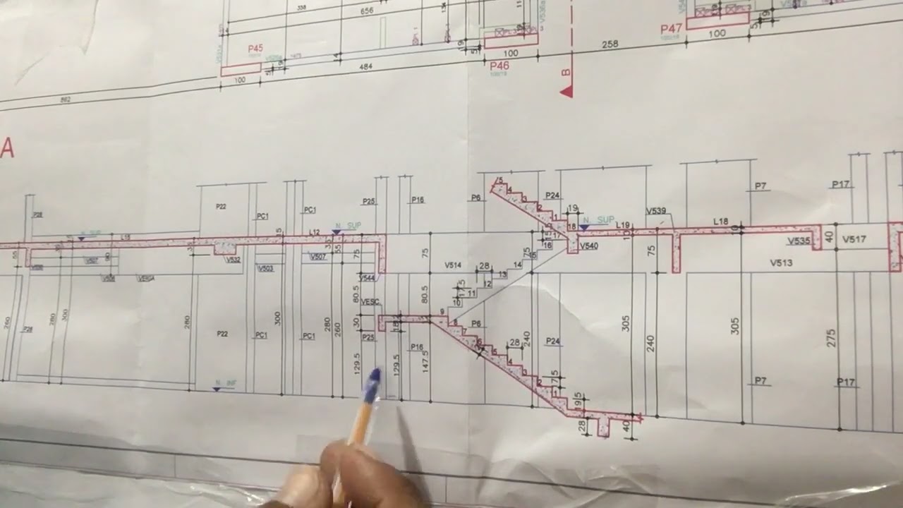 #pedreiro #pedreiro #COMO INTERPRETAR PROJETO DE ESCADA