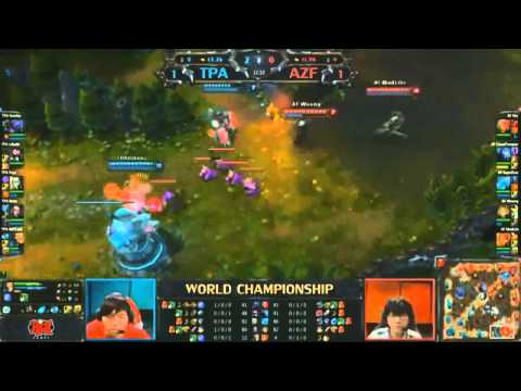 LOL Riot World Championships Season 2 Final Game 3 TPA vs AZF League Of Legends Replay