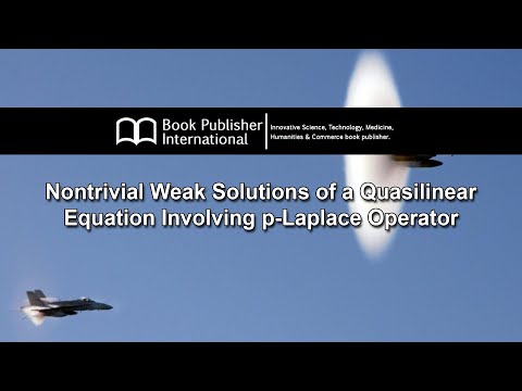 Nontrivial Weak Solutions of a Quasilinear Equation Involving p-Laplace Operator