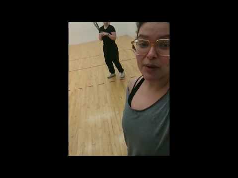 So called playing racquetball.