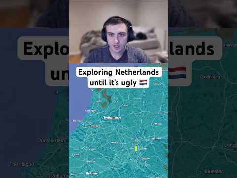 Exploring Netherlands until it’s ugly 🇳🇱 #travel #googleearth #netherlands #exploring #geoguessr