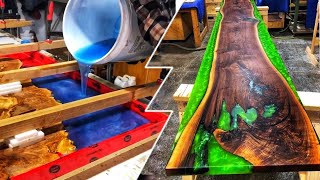 COMO fazer MESA de RESINA EPXI?  COMO fazer MESA de RESINA em CASA? MESA DE RESINA EPXI