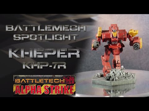 BattleTech BattleMech Spotlight - Kheper KHP7R - Inner Sphere Medium Mech