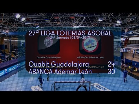 LIGA LOTERIAS ASOBAL J24 Quabit BM Guadalajra - ABANCA Ademar León 24 - 30
