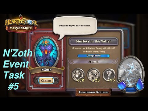 N'Zoth Event Task #5 : Murlocs in the Valley : Hearthstone Mercenaries