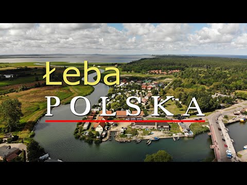 Łeba 4K z lotu ptaka | Wakacje nad Bałtykiem 2023