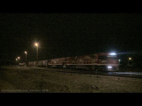 MA5 With Two Ghan Livery Locomotives NR74 & NR75 - PoathTV