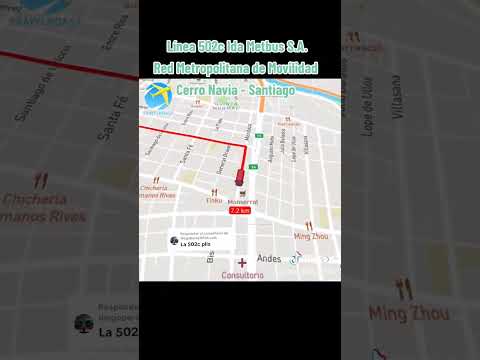502c de cerro navia hasta santiago empresa metbus red