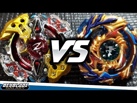 Galaxy Zeus .4M.Pl vs Drain Fafnir .8.Nt - [Beyblade Burst] - ベイブレードバースト