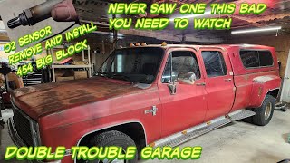 Chevy Square Body Dually 454 O2 Sensor replacement @DoubleTroubleGarage