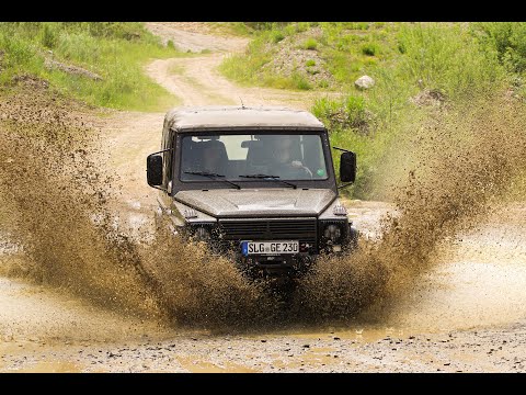 Der Wolf ist los - 4x4 Geländefahren mit den Militär G-Klassen - Offroad mit der Mercedes G-Klasse