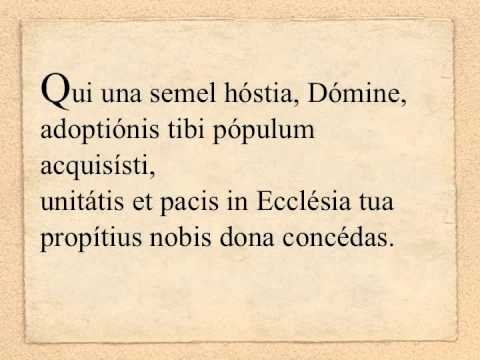 Dominica XXI «per annum» - Oratio super oblata