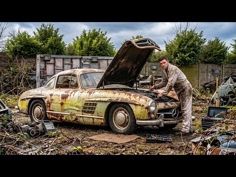 Thumbnail for Abandoned 1955 Mercedes-Benz 300 SLR Full Restoration | ASMR 4K by Mercedes-Benz 300 SLR