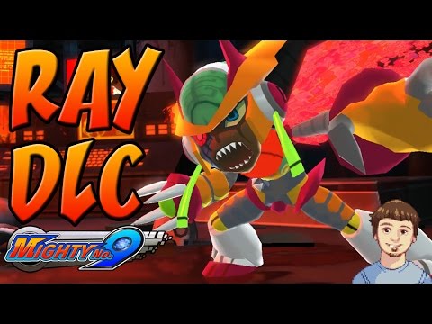 Mighty No. 9 Ray DLC Gameplay Walkthrough - Vermilion Destroyer!!!