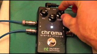 Video thumbnail for neunaber technology  chroma stereo chorus by Tim Calloway