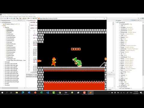 Super Mario Bros in Java Days 13 14 World 1 4 Complete