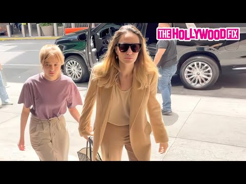 Angelina Jolie Takes Her & Brad Pitt's Daughter Vivienne Jolie-Pitt Out To Run Errands In New York