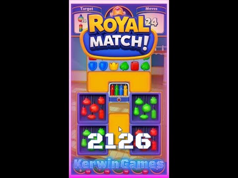 Royal Match Level 2126 - No Boosters Gameplay