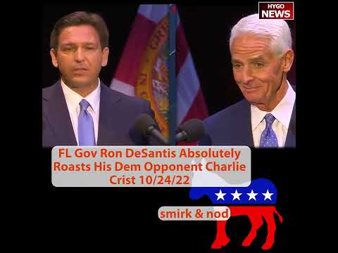 DeSantis: the only worn-out old donkey I'm looking to put out to pasture is Charlie Crist