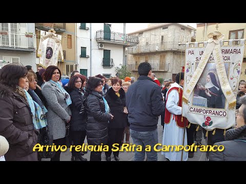 Arrivo reliquia S.Rita a Campofranco e processione